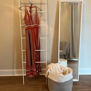 Dress Forum Striped Halter Jumpsuit size M